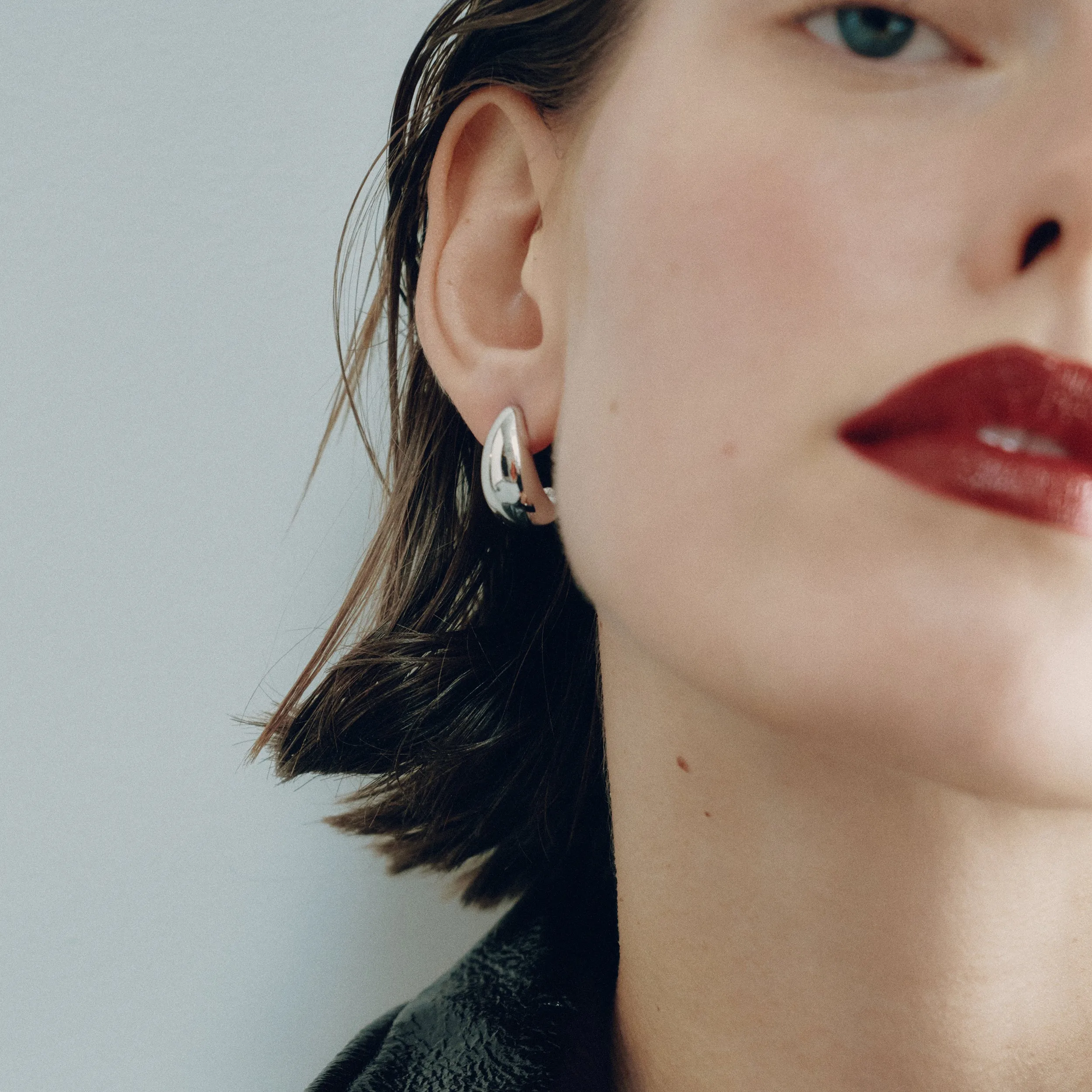 Luna Hoops - Small - Silver