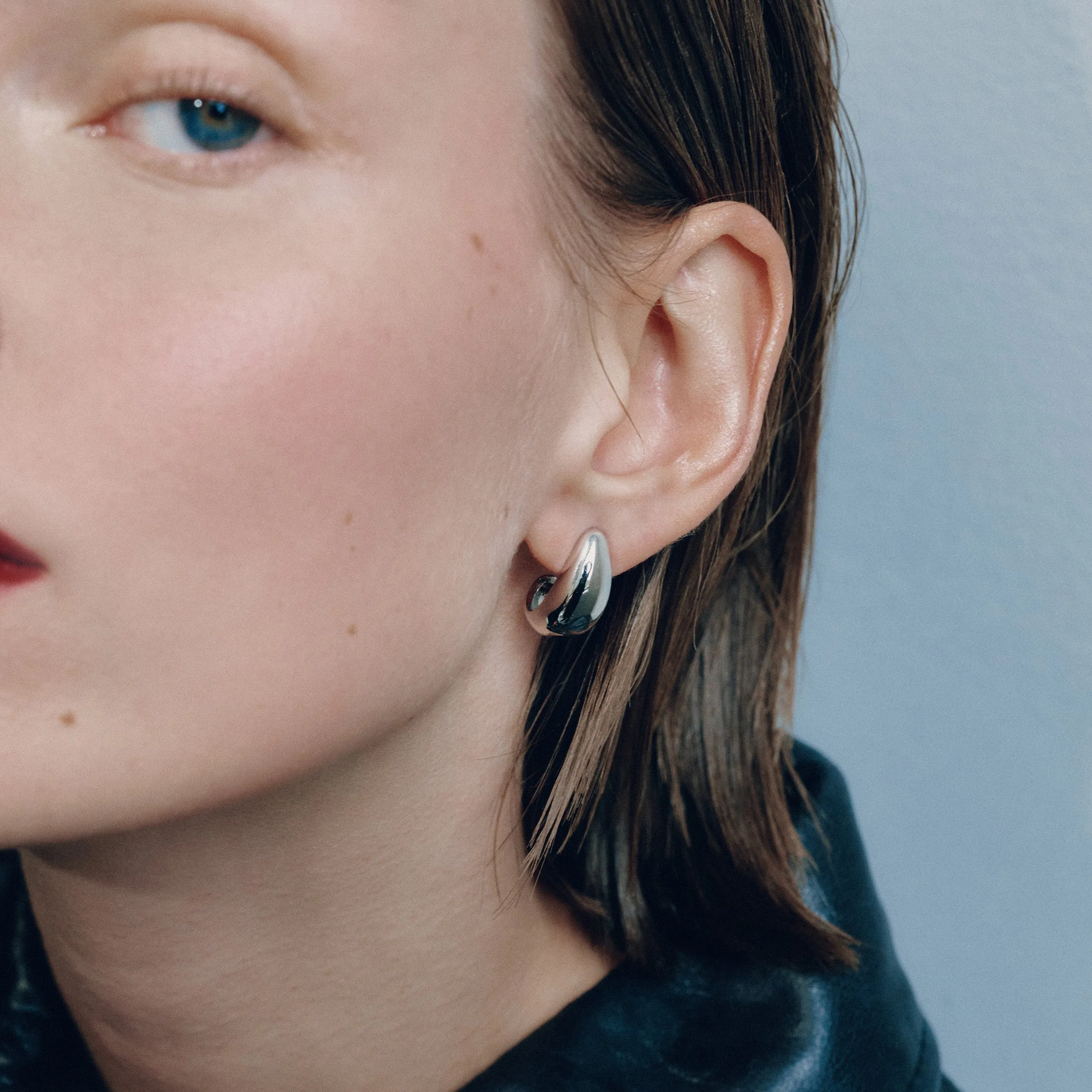 Luna Hoops - Small - Silver