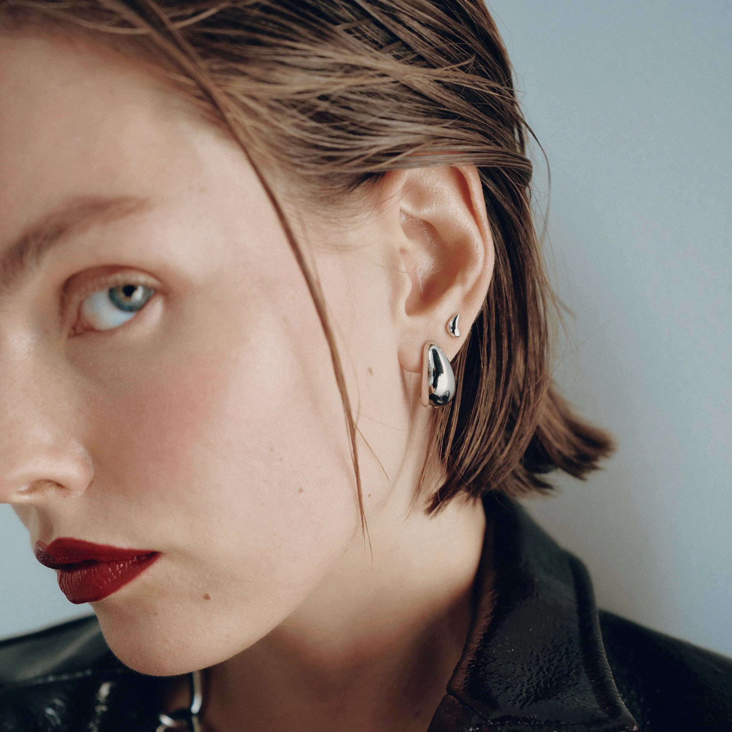 Luna Hoops - Small - Silver