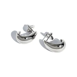 Luna Hoops - Small - Silver