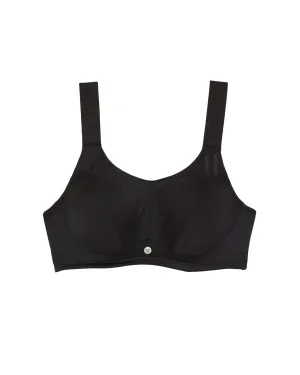Mead Underwire Sports Bra | Black