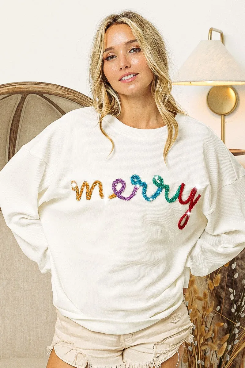 Merry Tinsel Sweatshirt