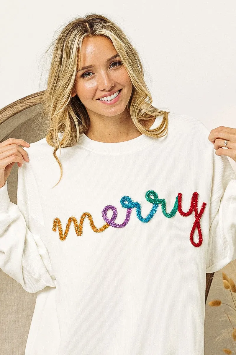 Merry Tinsel Sweatshirt