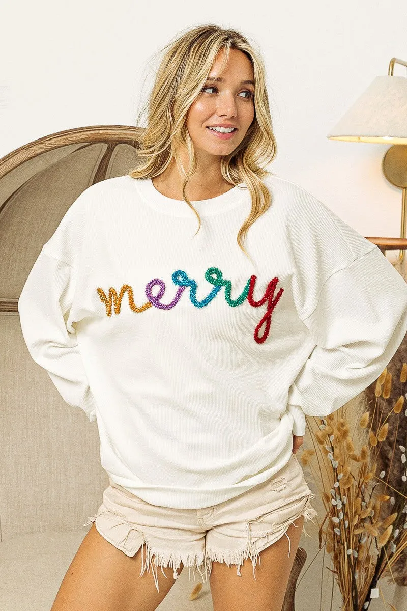 Merry Tinsel Sweatshirt