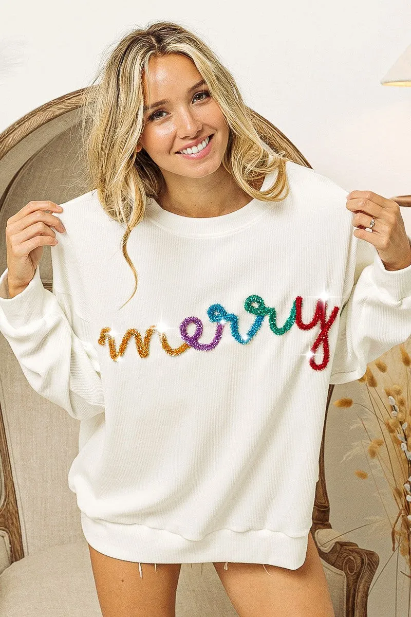 Merry Tinsel Sweatshirt