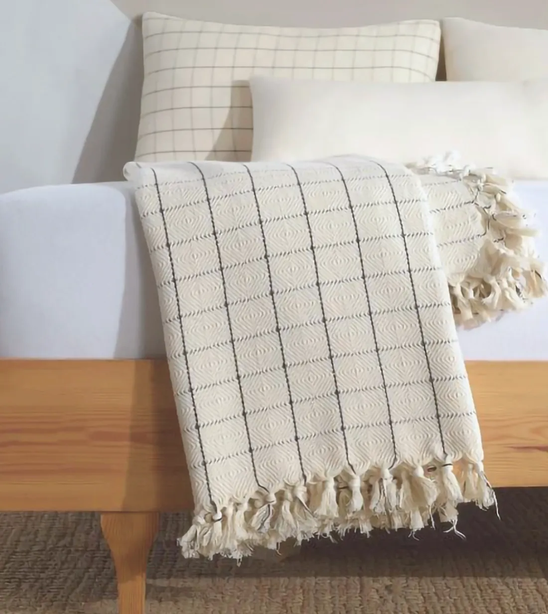 Minimalist Print 100% Cotton Throw Blankets