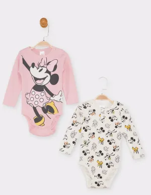 Minnie Mouse 2PC Bodysuit Set.