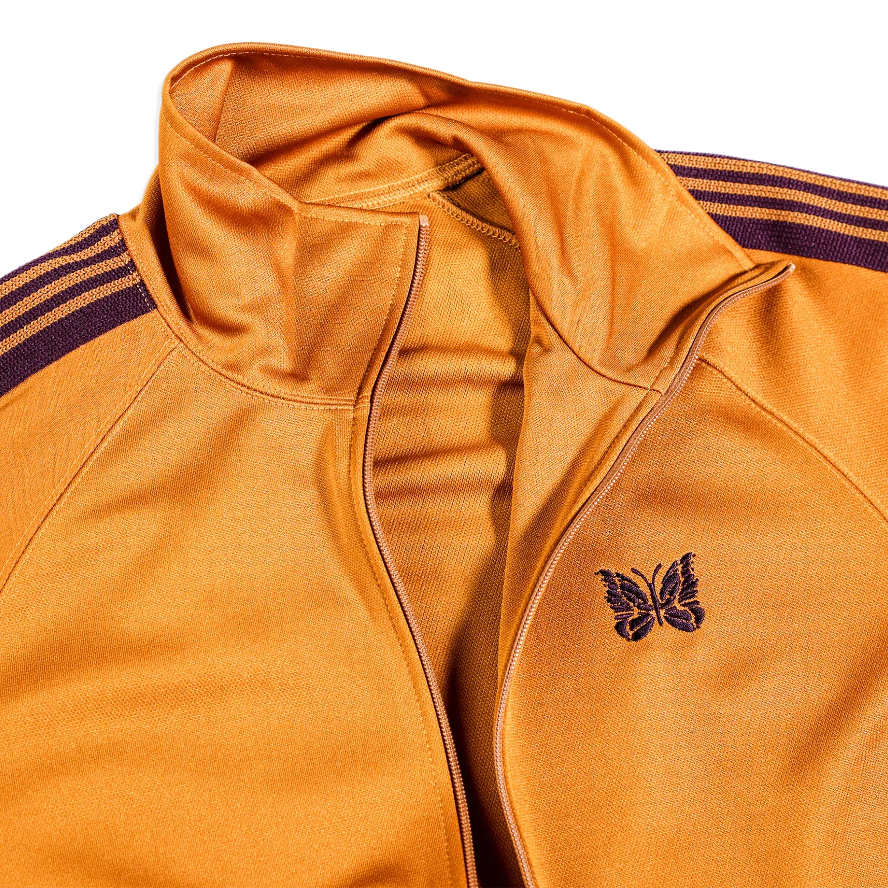 Needles Track Jacket Poly Smooth Orange