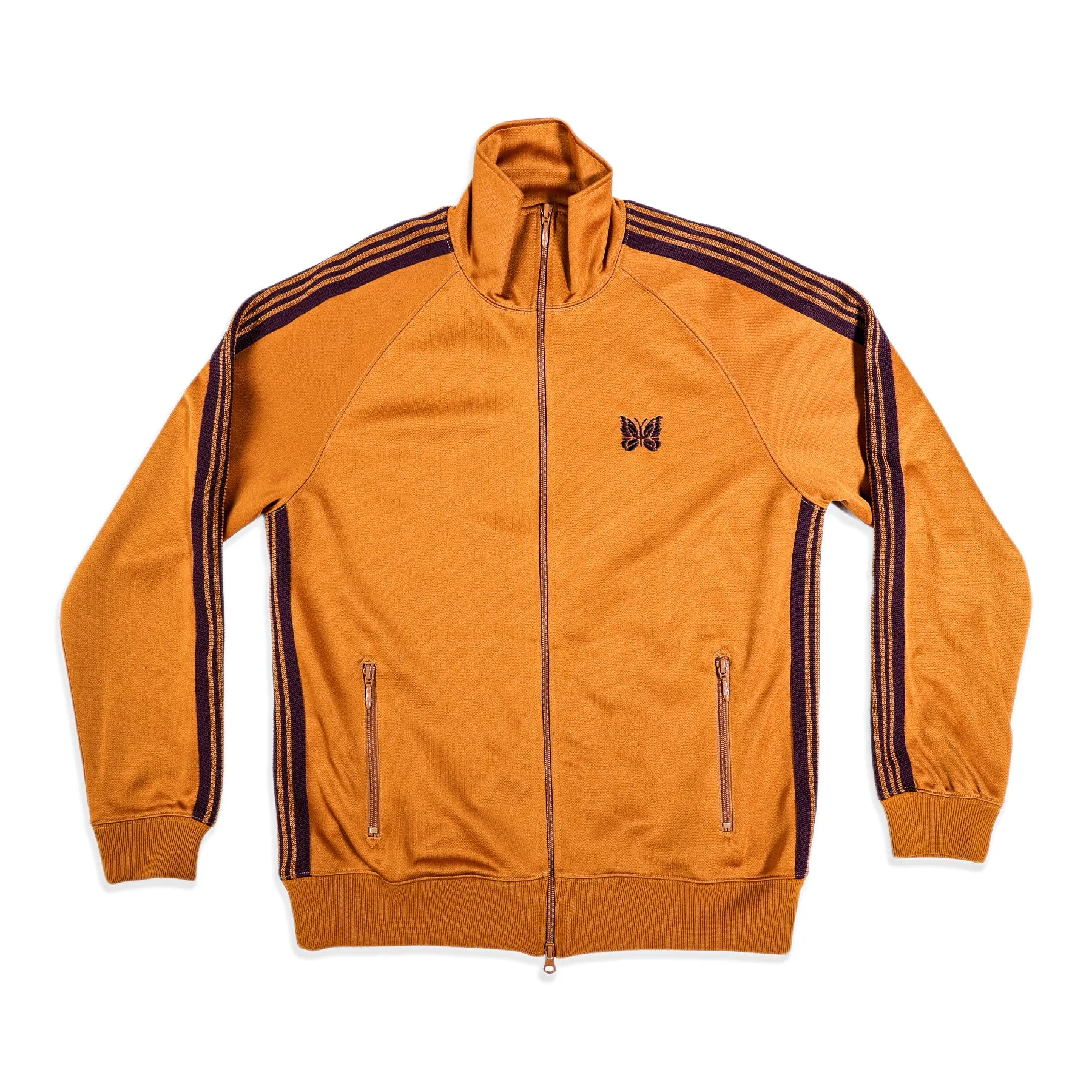 Needles Track Jacket Poly Smooth Orange