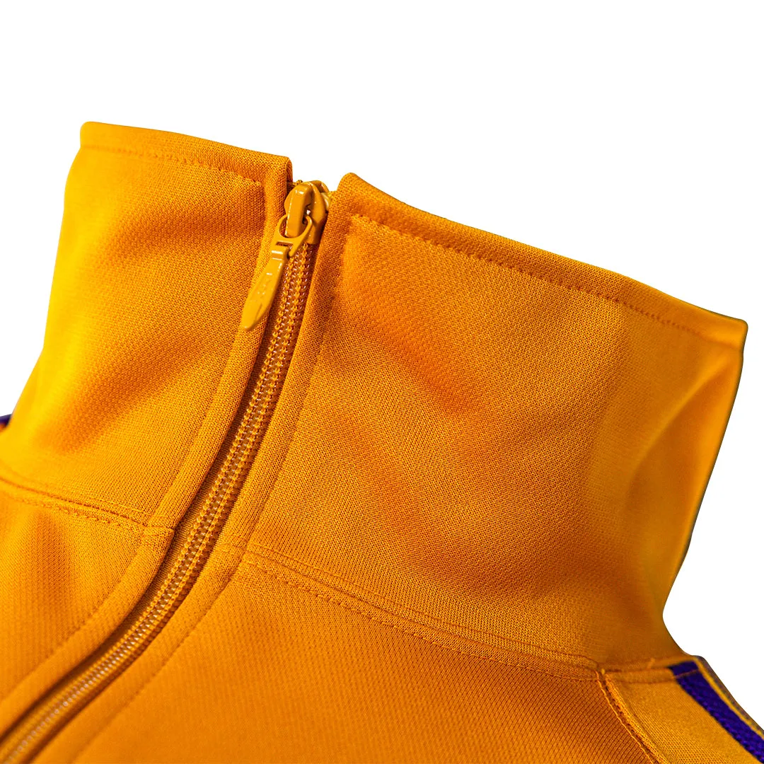 Needles Track Jacket Poly Smooth Yellow Gold - XSmall