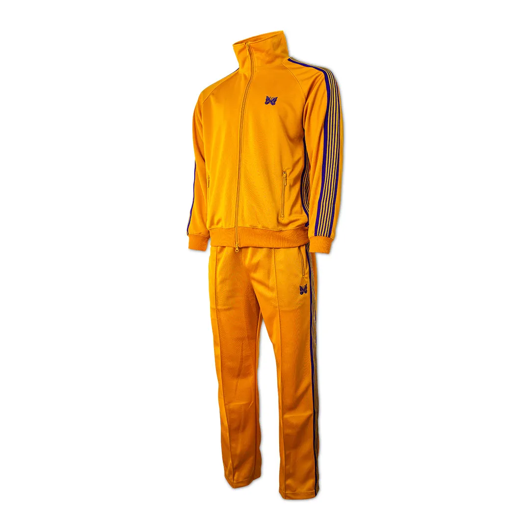 Needles Track Jacket Poly Smooth Yellow Gold - XSmall