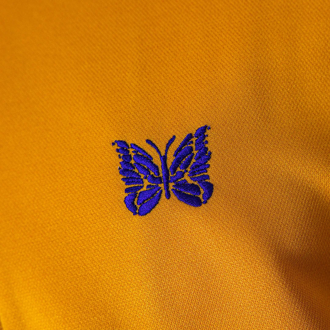 Needles Track Jacket Poly Smooth Yellow Gold - XSmall