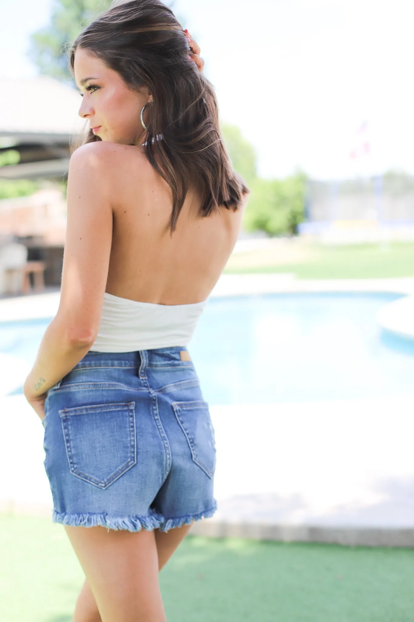 Night Changes Halter Bodysuit