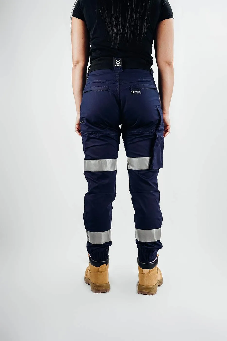 Nighthawk Workwear Reflective Chino Blue Ladies