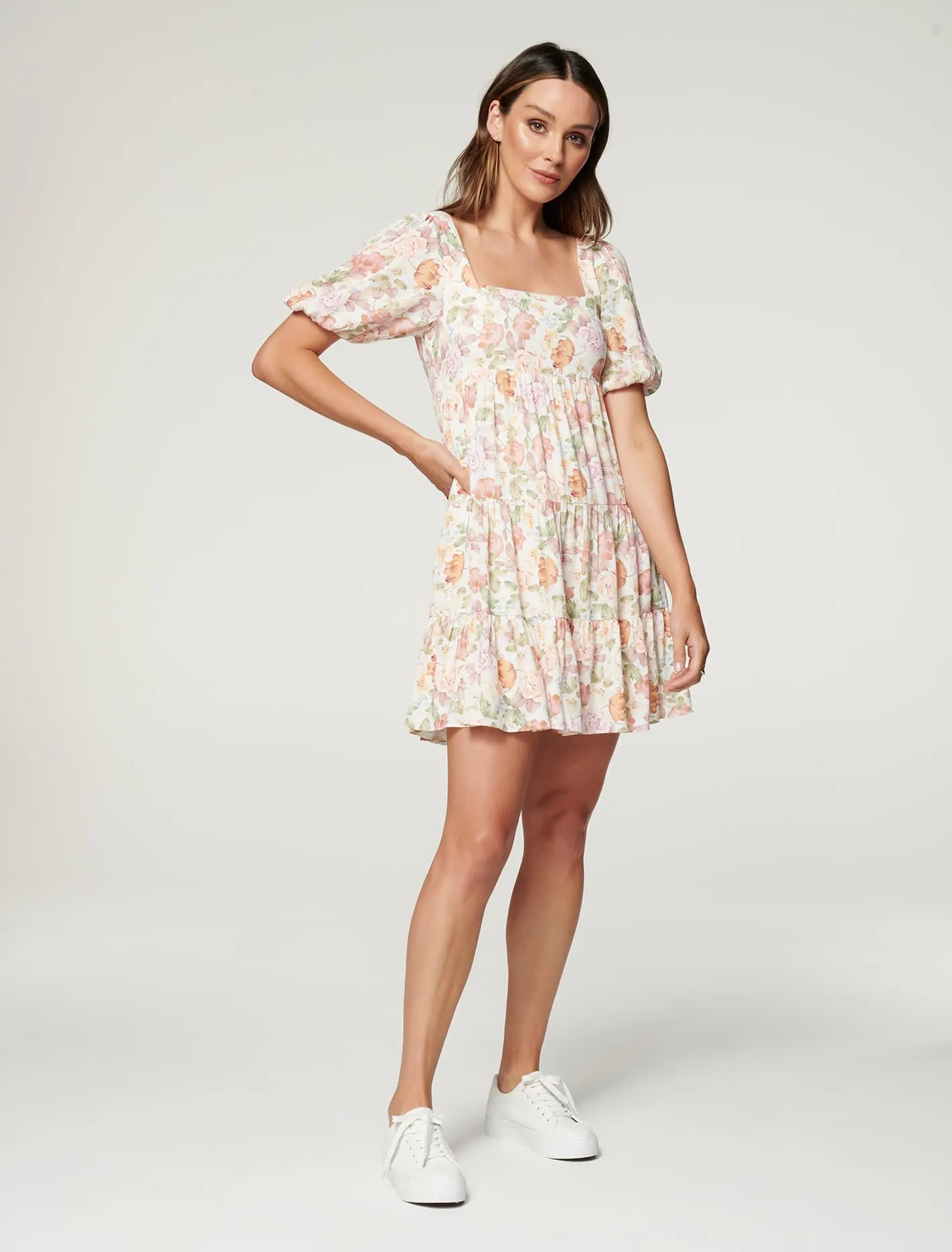 Olympia Babydoll Mini Dress