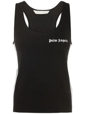 Palm Angels   Classic logo cotton jersey tank top 