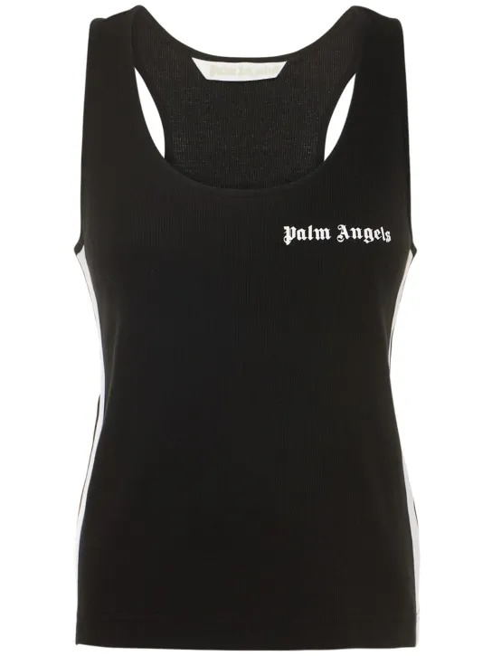 Palm Angels   Classic logo cotton jersey tank top 