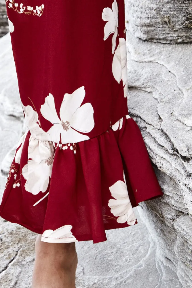 Palm Springs Jumpsuit Wine