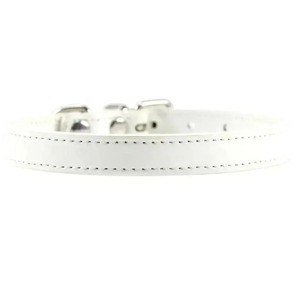 Personalized Leather Cat Collar