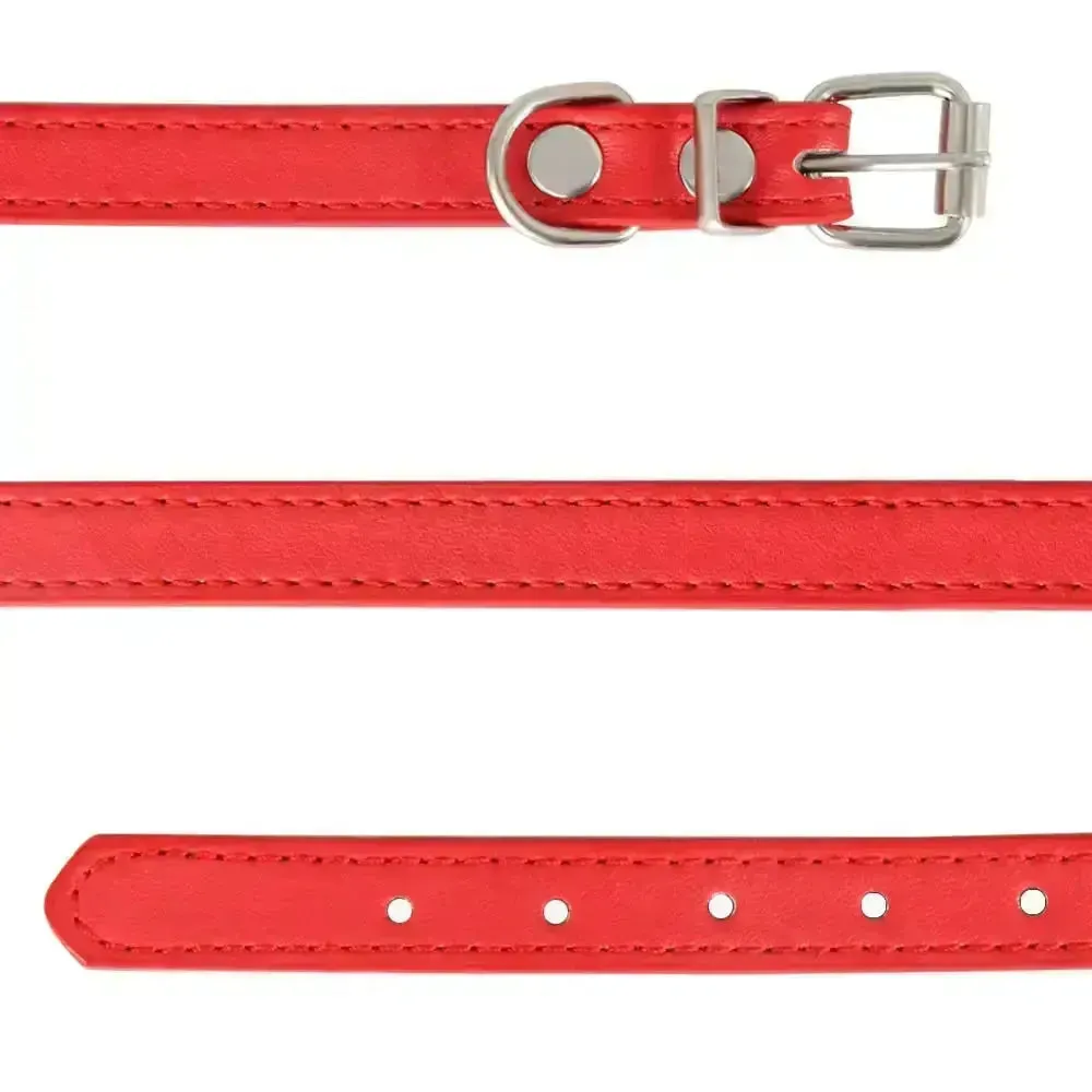 Personalized Leather Cat Collar