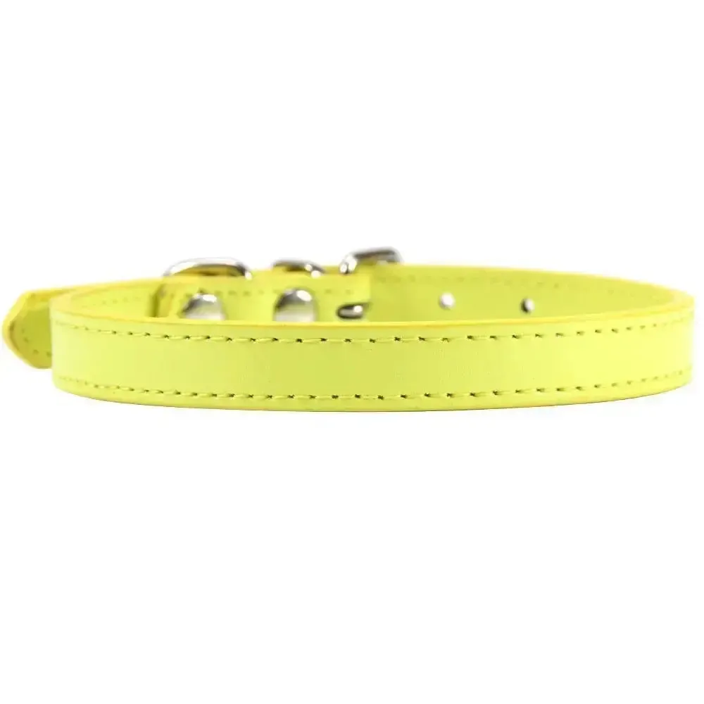 Personalized Leather Cat Collar