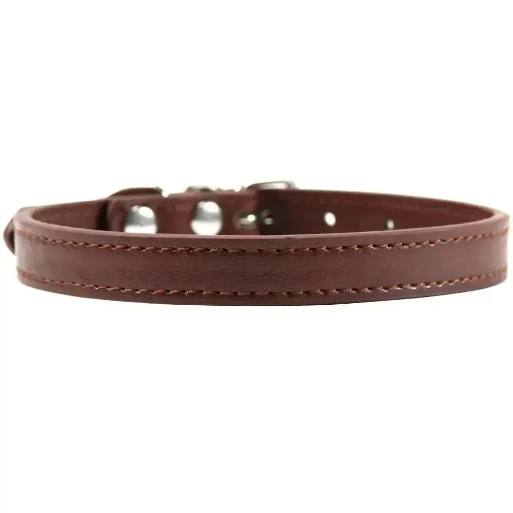 Personalized Leather Cat Collar