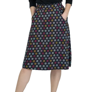 Pi Icon A-Line Skirt [FINAL SALE]