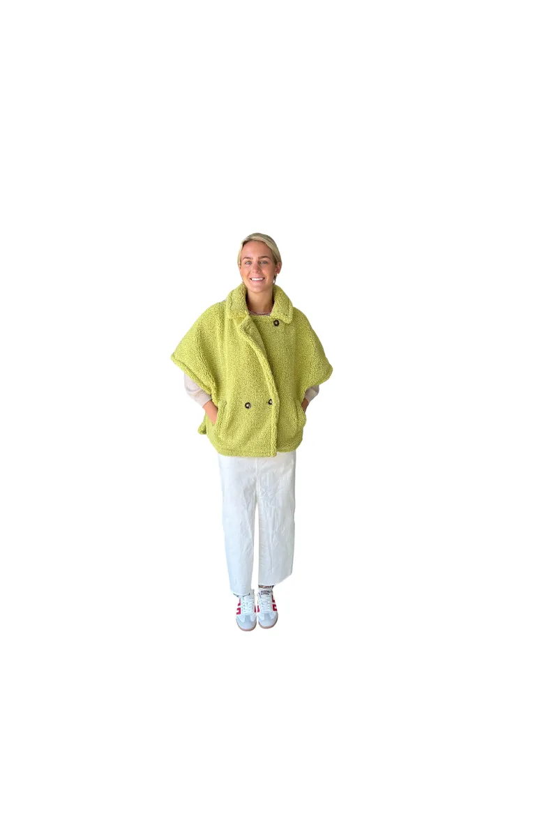 Poncho Teddy Bear Coat