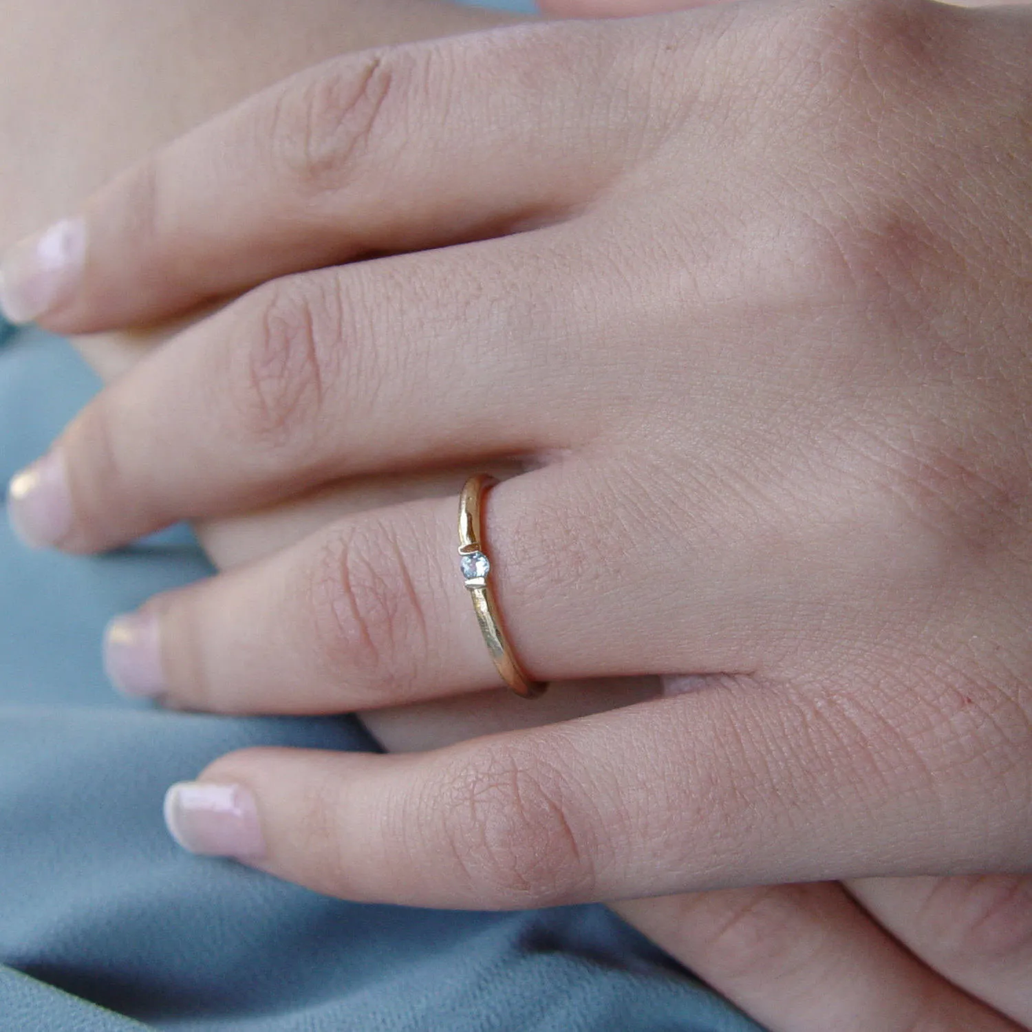 RG1809 Minimalist Diamond ring