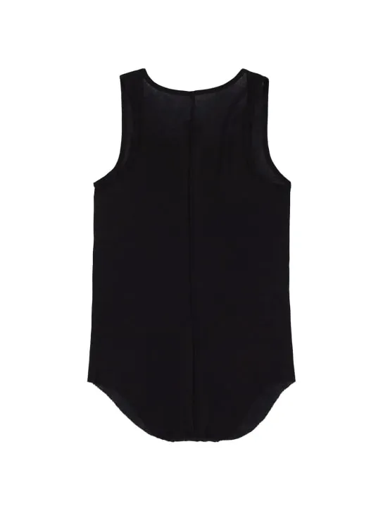 Rick Owens   Cotton jersey rib tank top 