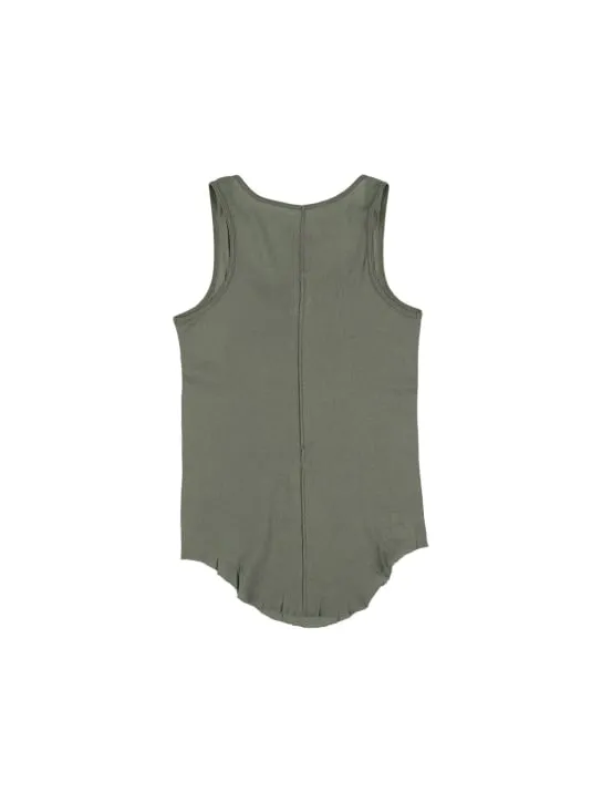 Rick Owens   Cotton jersey rib tank top 