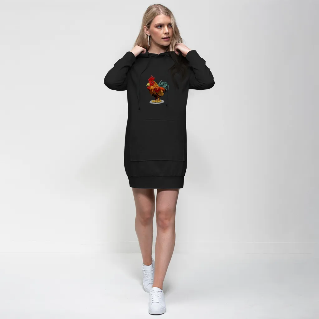 Rooster Premium Adult Hoodie Dress