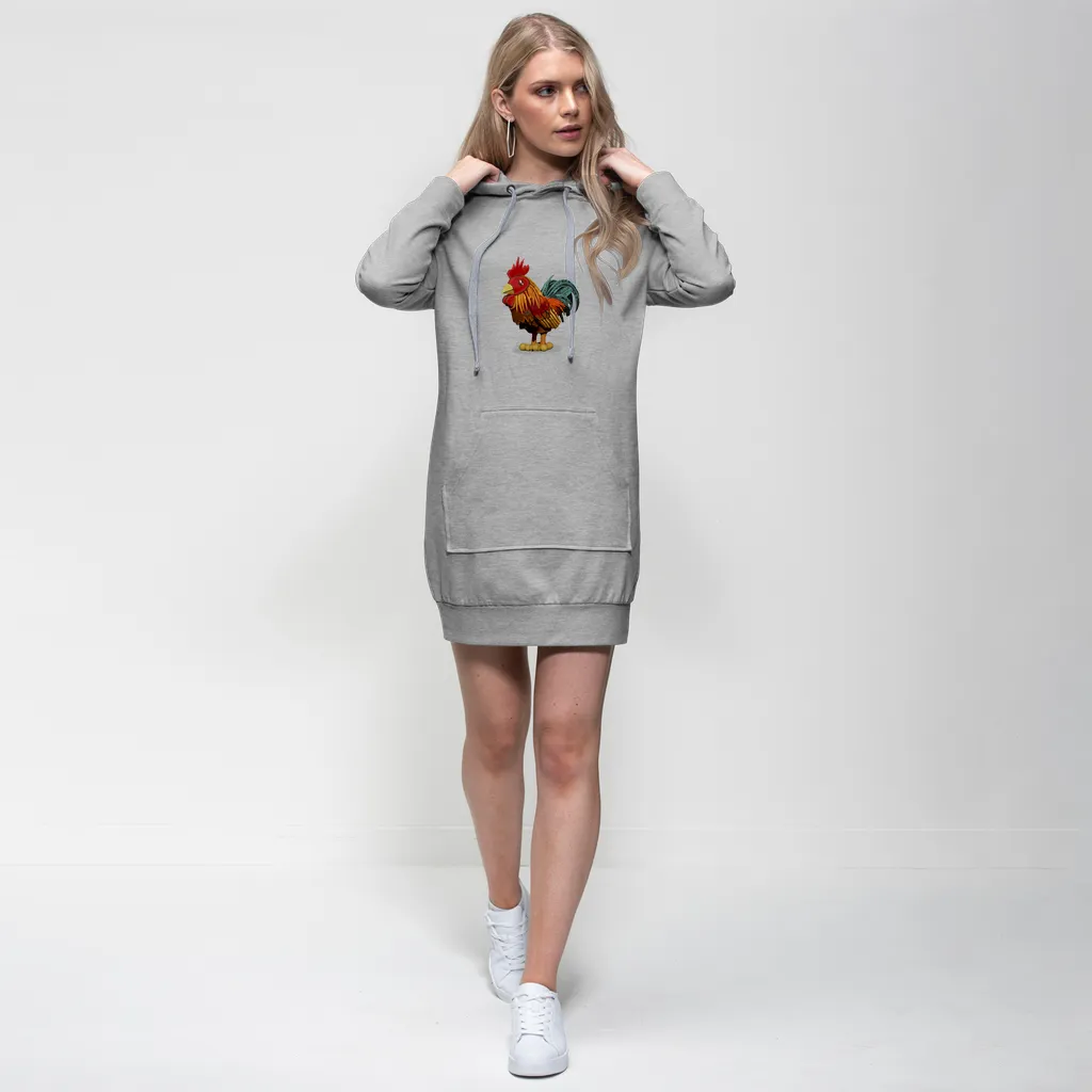 Rooster Premium Adult Hoodie Dress