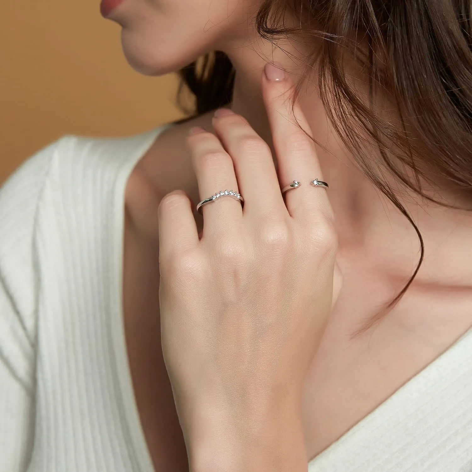 Round Cut Women's Wedding Rings