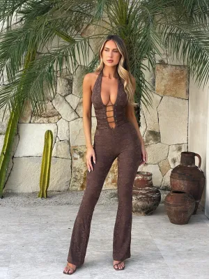 SAWYER JUMPSUIT MOCHA