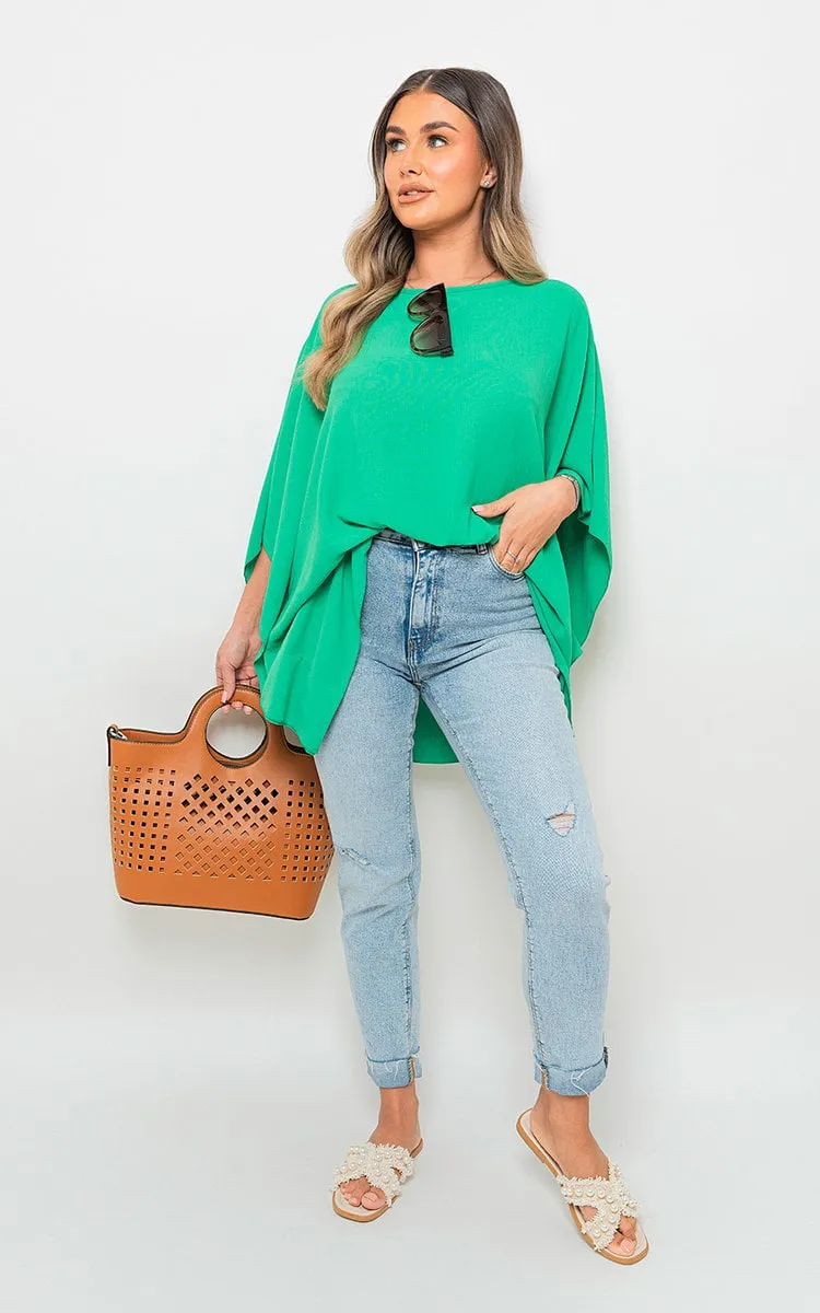 Short Sleeve Wrap Front Belted Jumpsuit