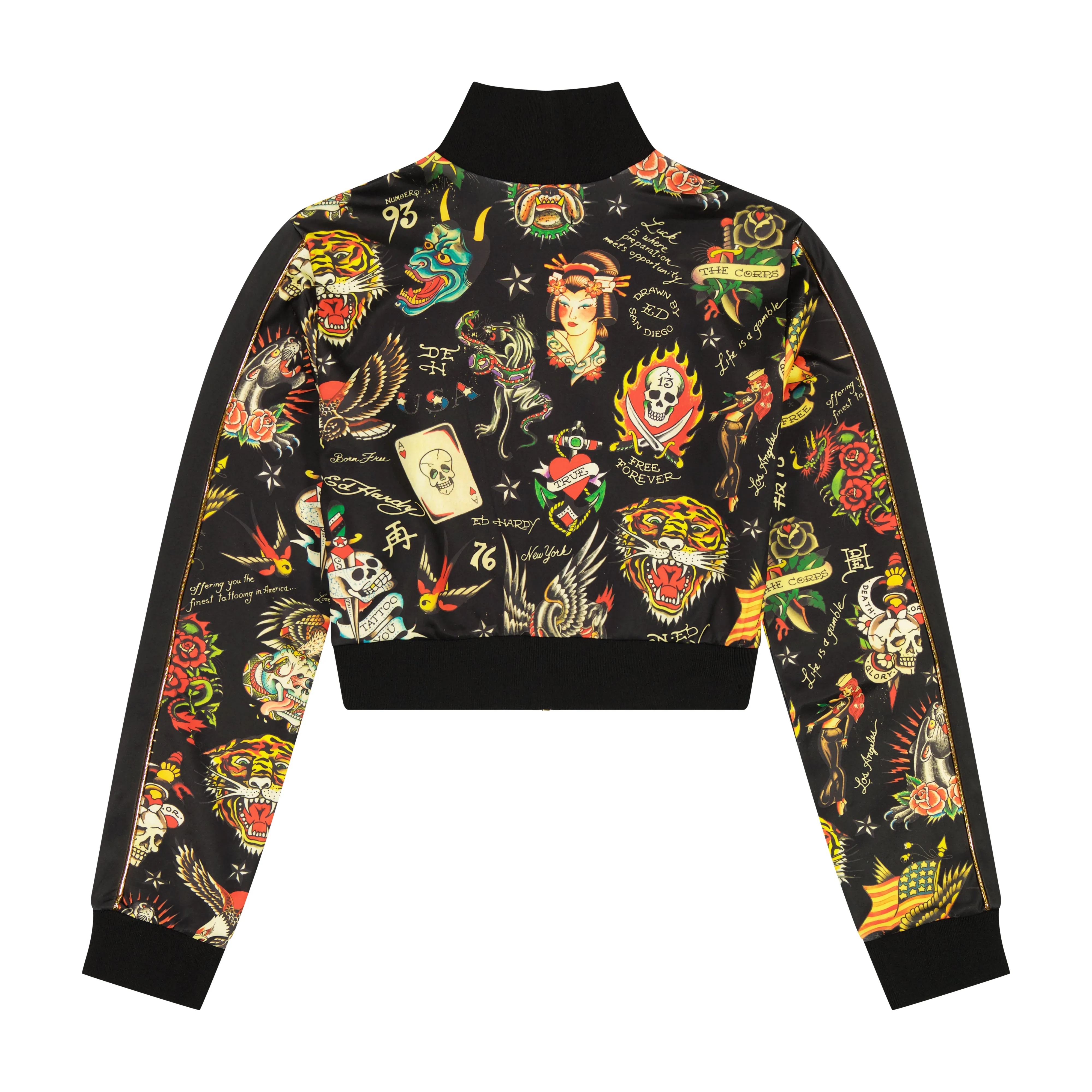 Shrunken Flashboard Black Track Jacket