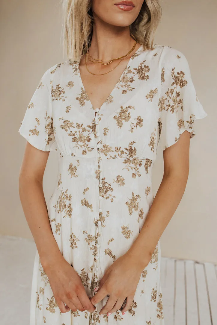 Sianna Floral Midi Dress - FINAL SALE