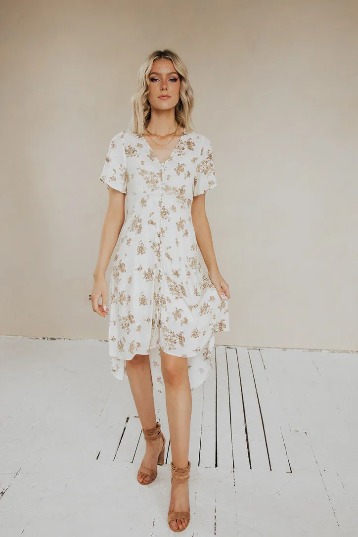 Sianna Floral Midi Dress - FINAL SALE