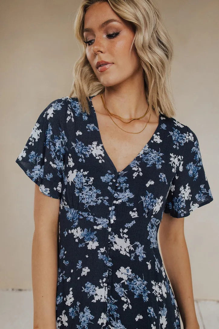 Sianna Floral Midi Dress - FINAL SALE