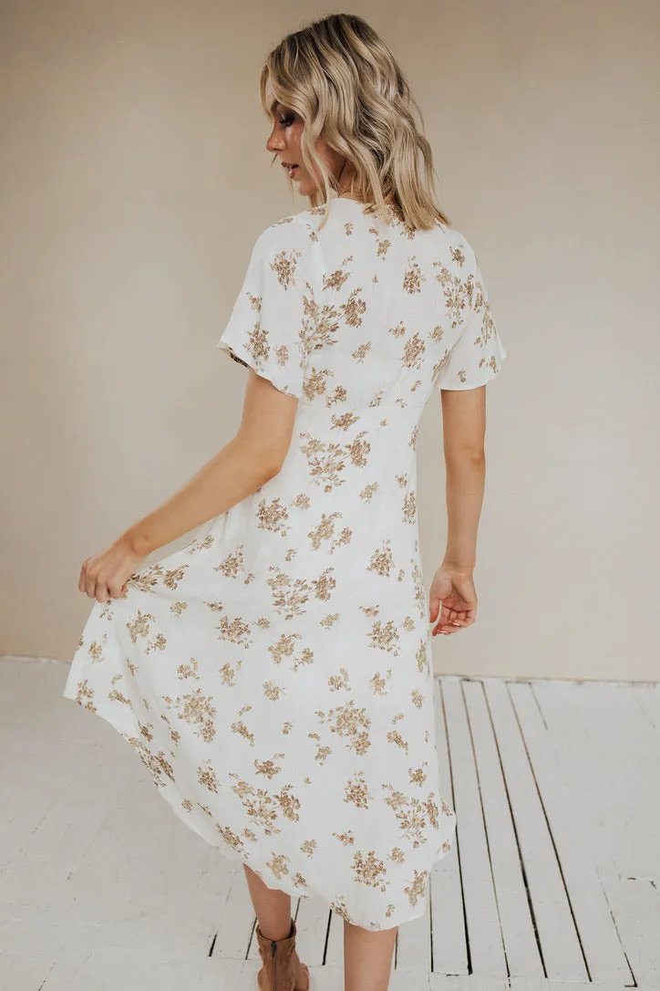 Sianna Floral Midi Dress - FINAL SALE