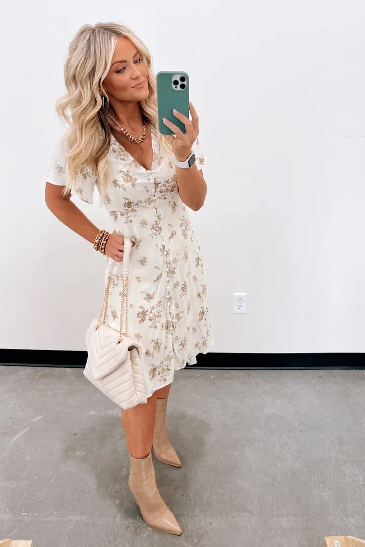 Sianna Floral Midi Dress - FINAL SALE