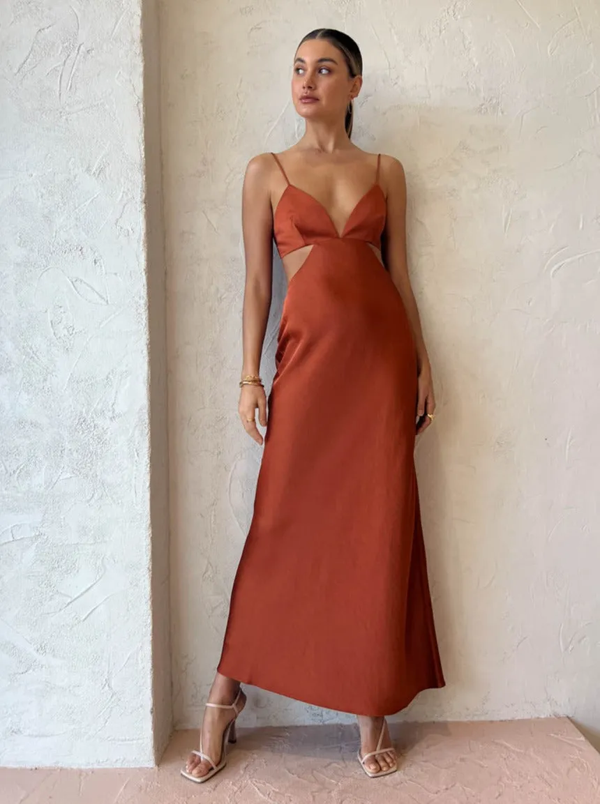 Significant Other Jacy Dress in Clay