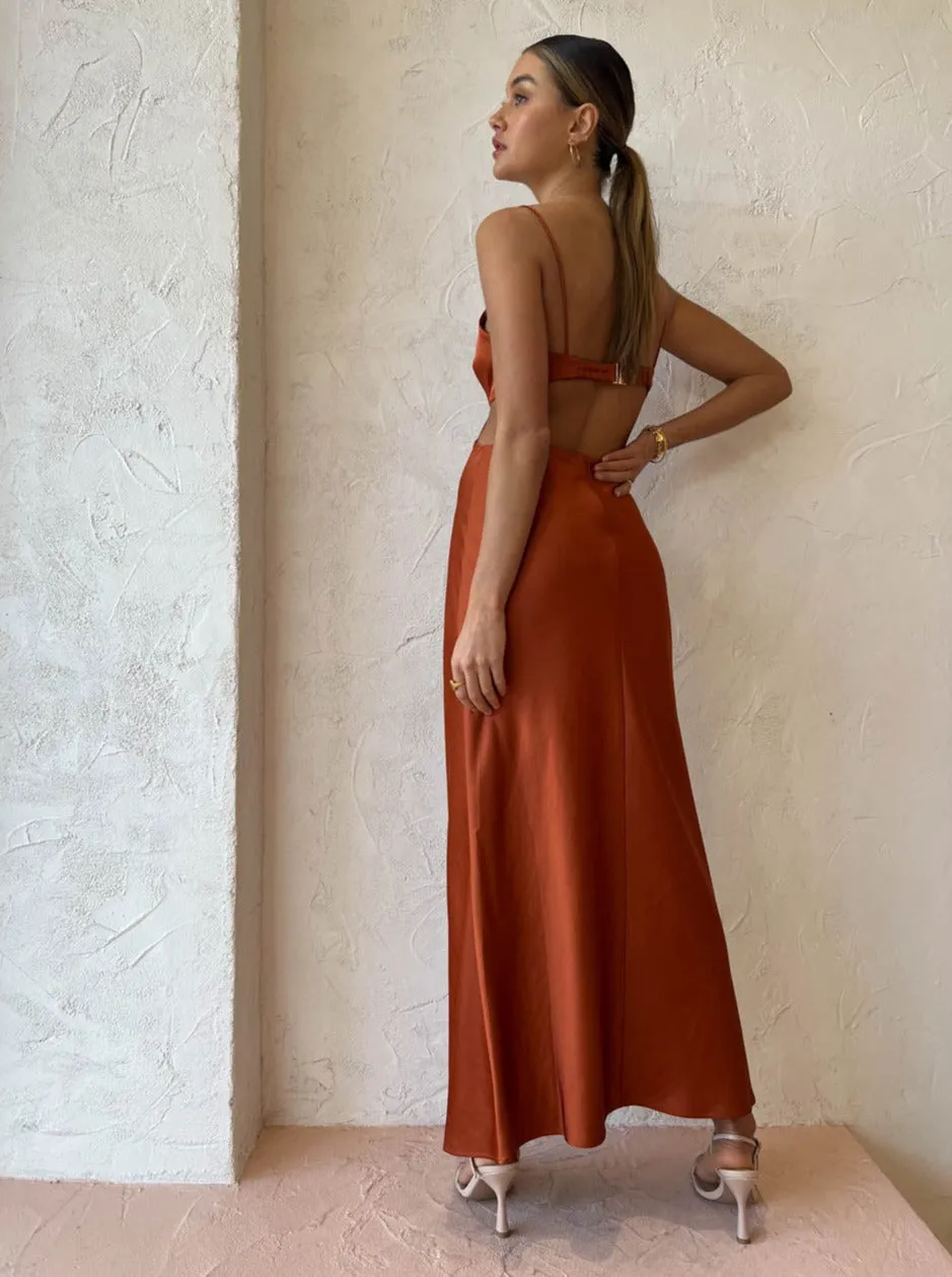 Significant Other Jacy Dress in Clay