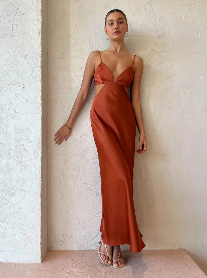 Significant Other Jacy Dress in Clay
