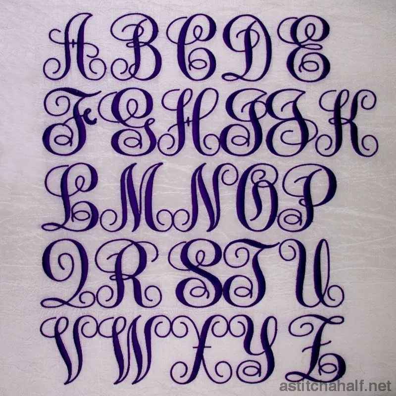 Simple Font Capital Letters