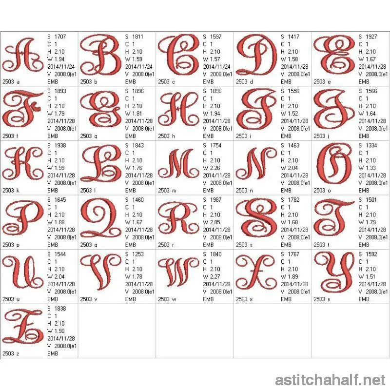Simple Font Capital Letters