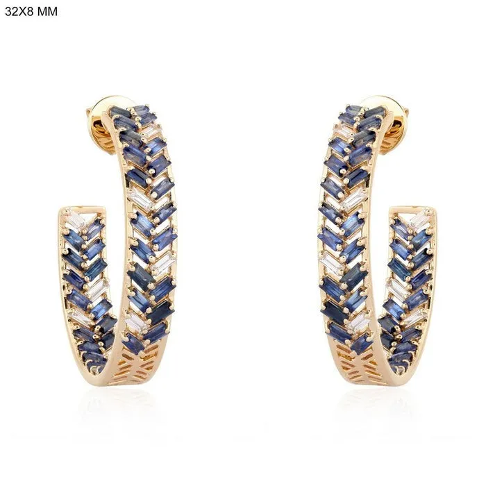 Simple Radiance Hoops Earrings