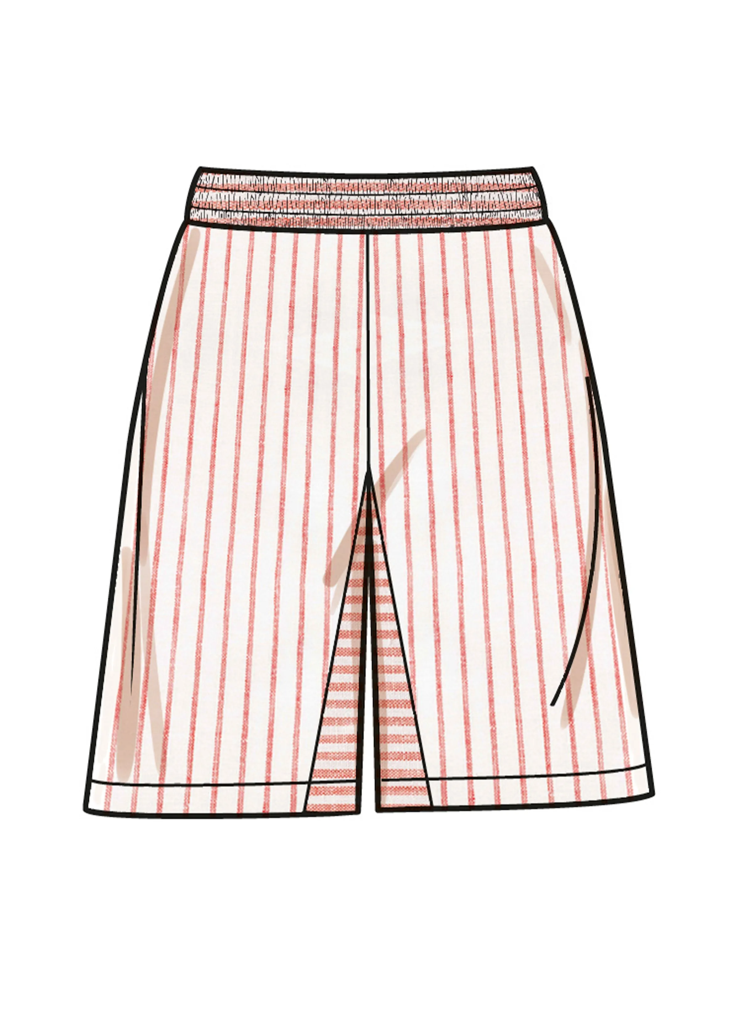 Simplicity Sewing Pattern 9956 Wide Leg Trousers and shorts