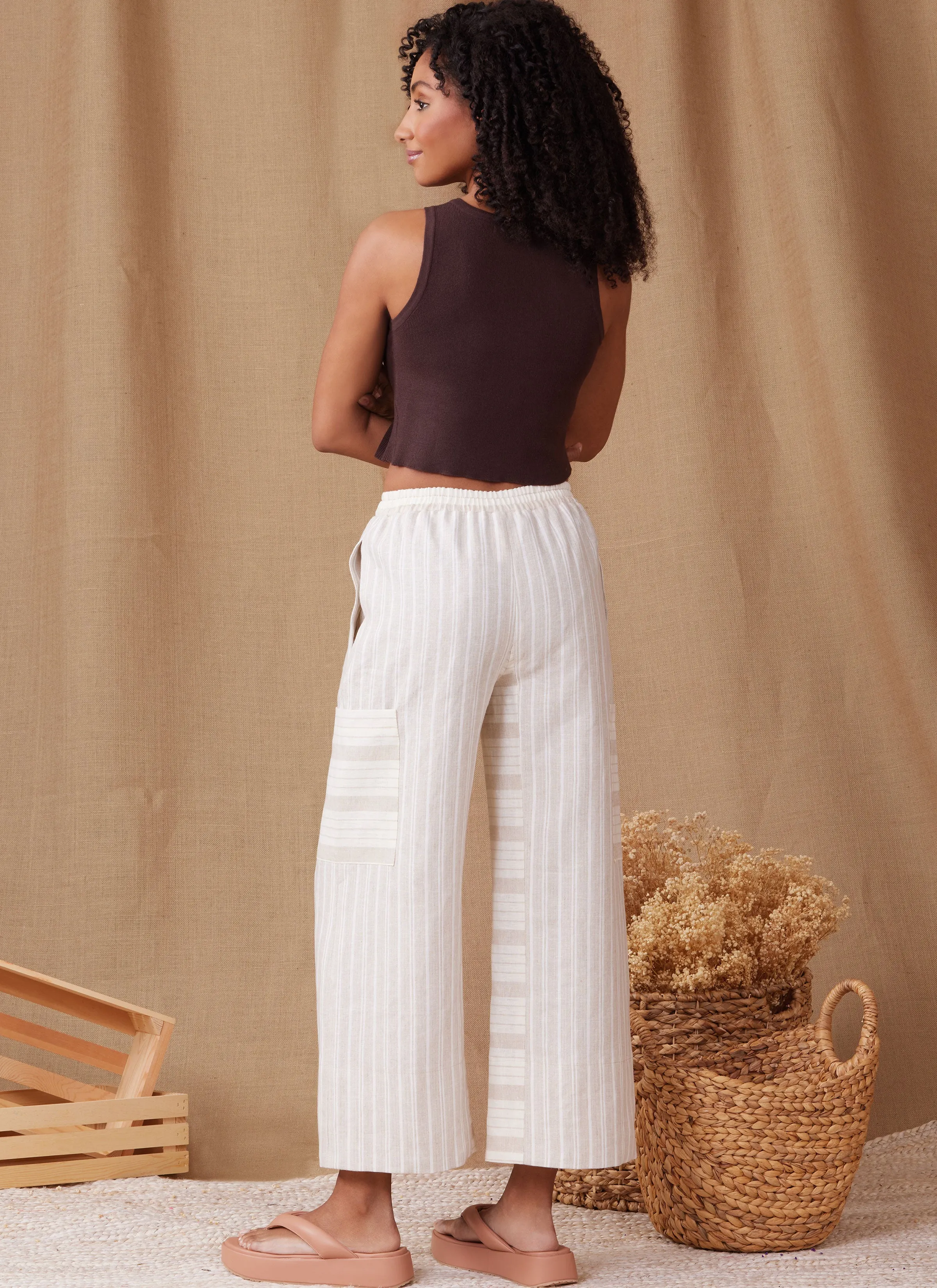 Simplicity Sewing Pattern 9956 Wide Leg Trousers and shorts